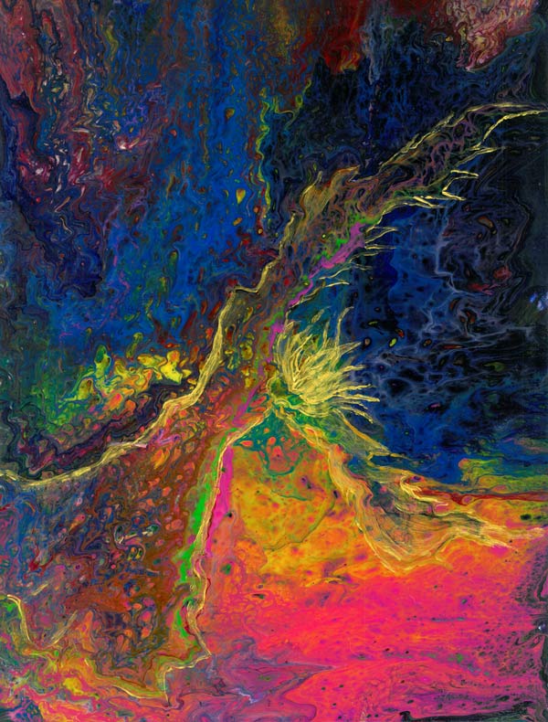 Schutzengel auf Acryl